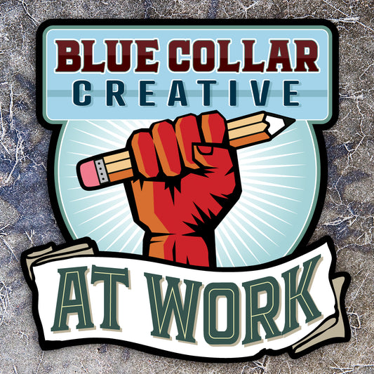 Blue Collar Creative Sticker